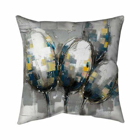 FONDO 26 x 26 in. Tulips-Double Sided Print Indoor Pillow FO2772760